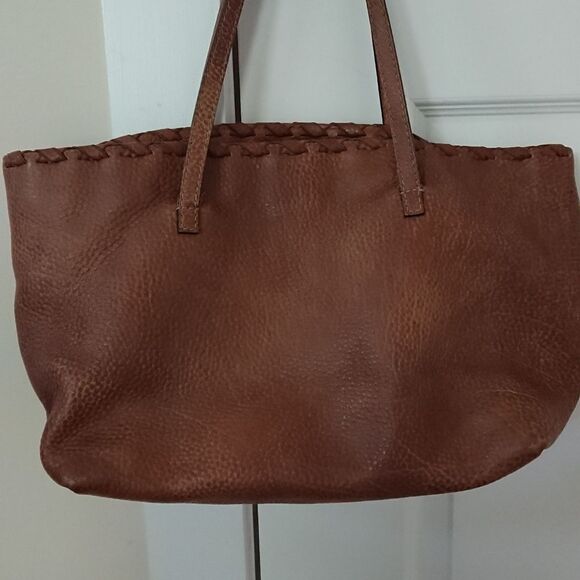 Gucci brown Pebbled Leather Bamboo Tassel tote bag - Picture 5 of 16